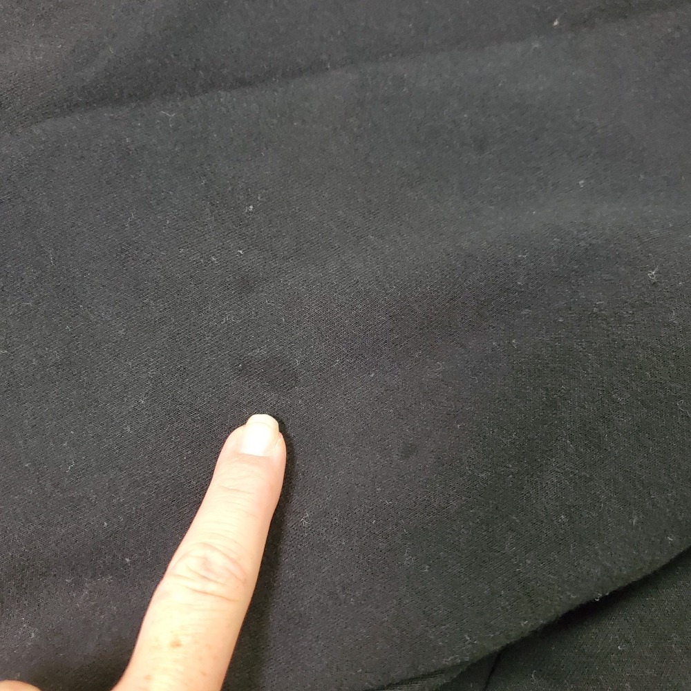 Skims Womens Pull On Fleece Lined Joggers Size M Black Tapered Athleisure Pocket - Picture 10 of 13